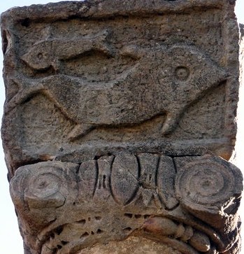 Detalle de un capitel en Tigzirt