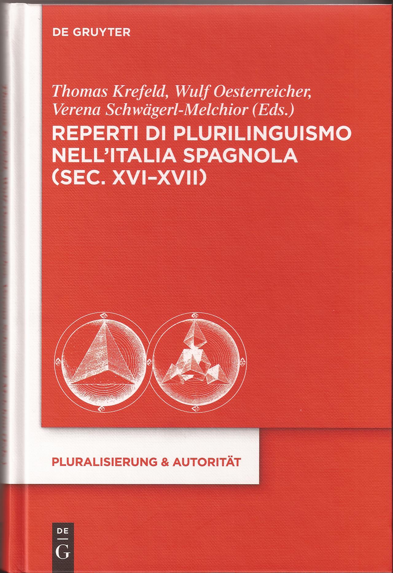Portada libro sobre plurilinguismo en Italia