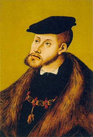 Carlos V por Lucas Cranach