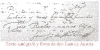 Texto y firma Juan de Austria 2