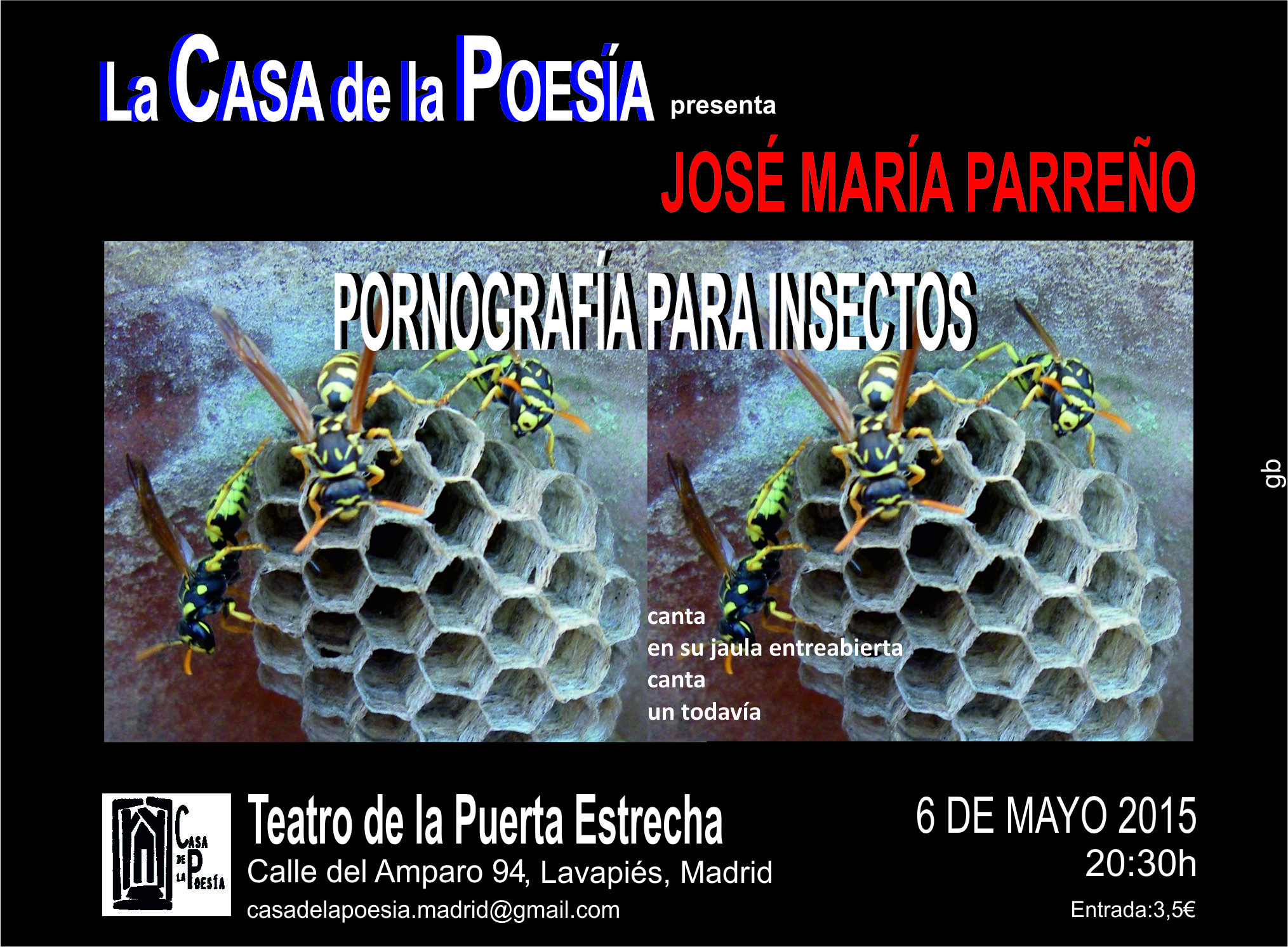 Recital poesía José María Parreño