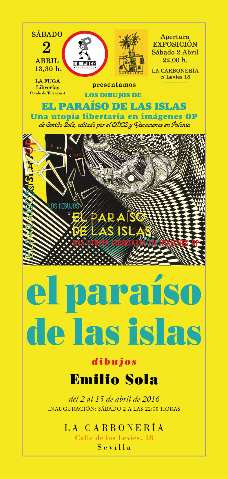 presentación en Sevilla álbum op paraíso de las islas