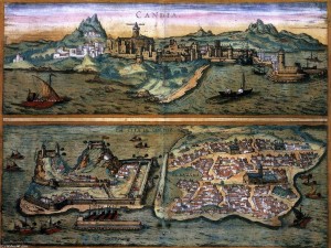 Joris-Hoefnagel-georg-Hoefnagel-View-of-Candia-and-Corfu-1542