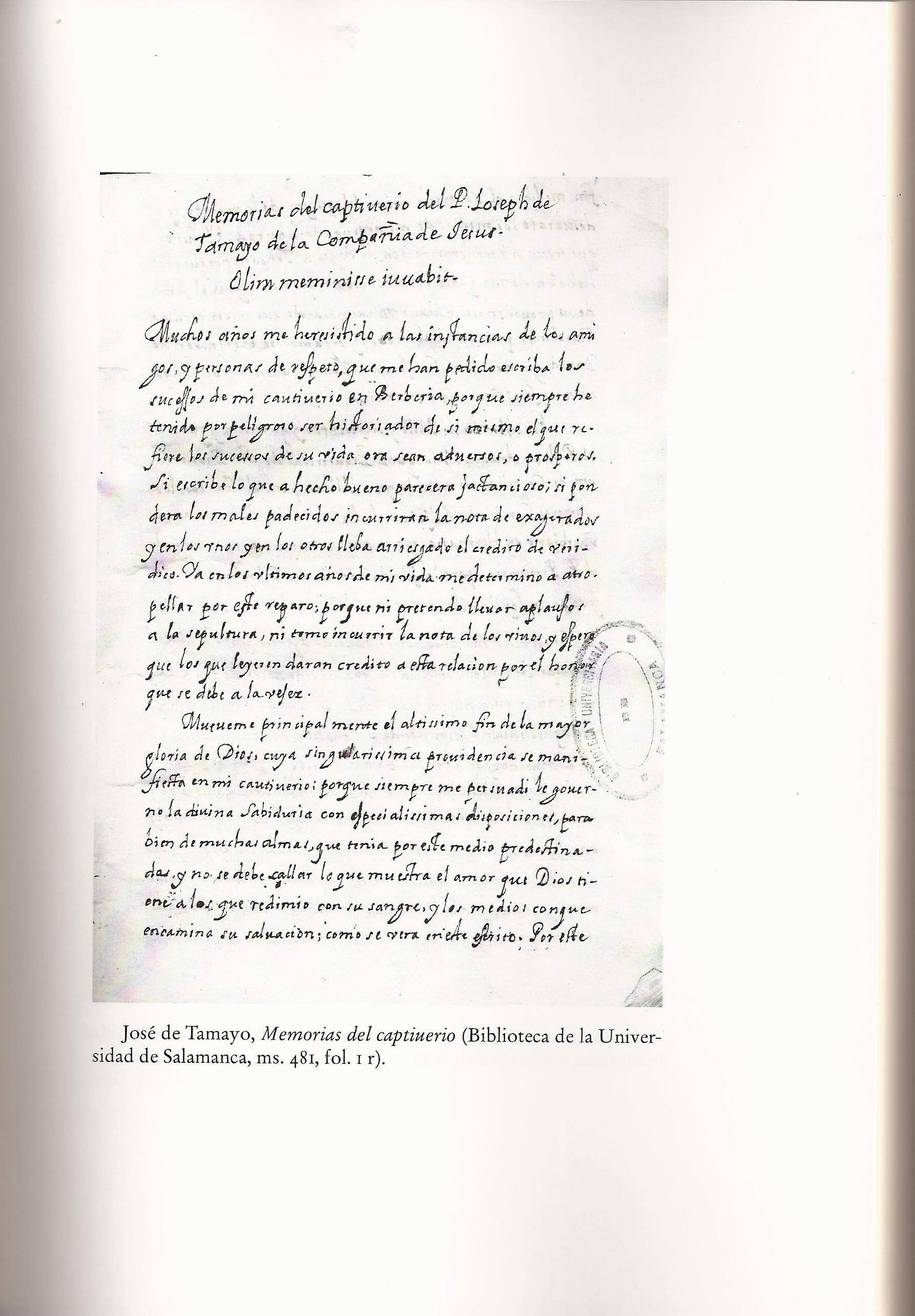 manuscrito Tamayo