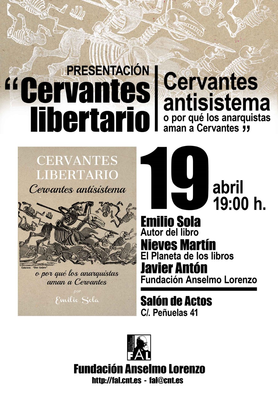 cartel Cervantes libertario