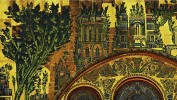 Mosaico bizantino de la mezquita omeya de Damasco
