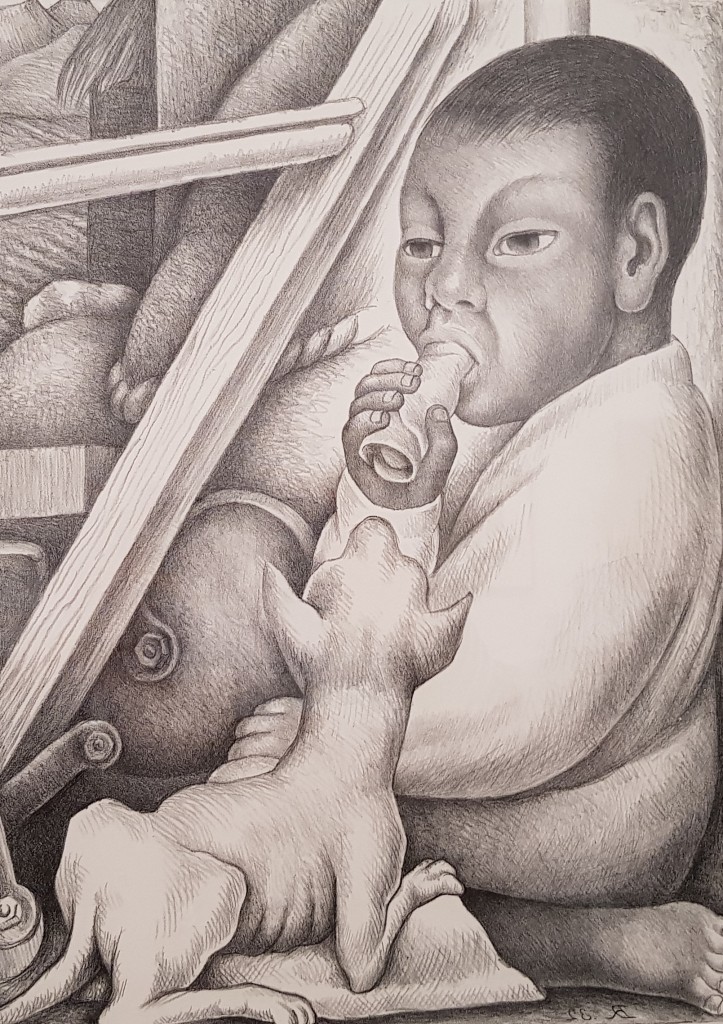 "El niño del taco". Diego Rivera. 1932