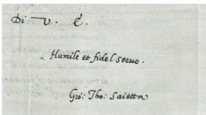 1561-firma Gio Thomaso Saietta