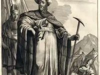 II.21.20 Grabado de 1677 representando a un rey de los árabes.