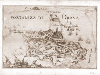 II.21.21 Fuerte portugués de Ormuz. Litografía del s XVII