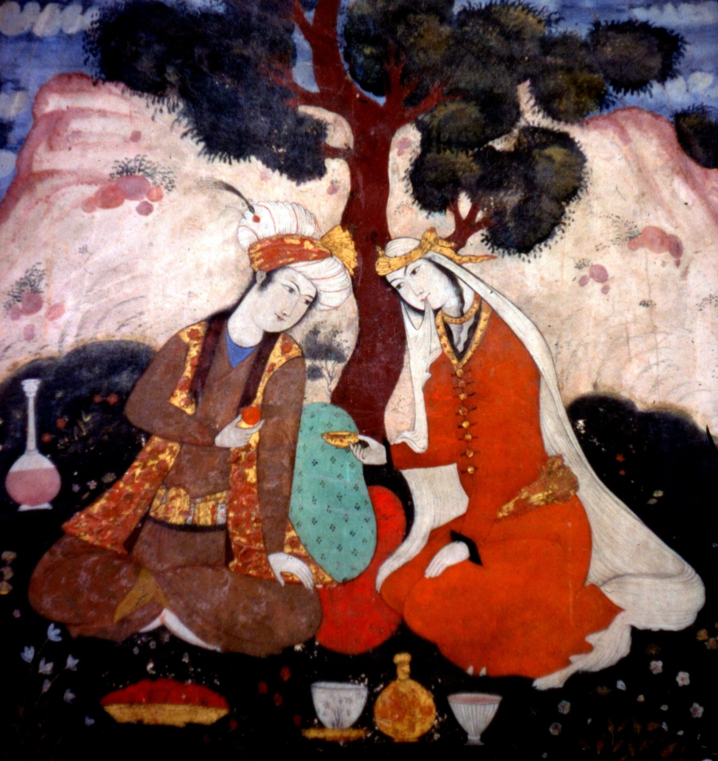 II.22.10 - Frescos del Palacio de Ali Kapu. Isfahán. S. XVII