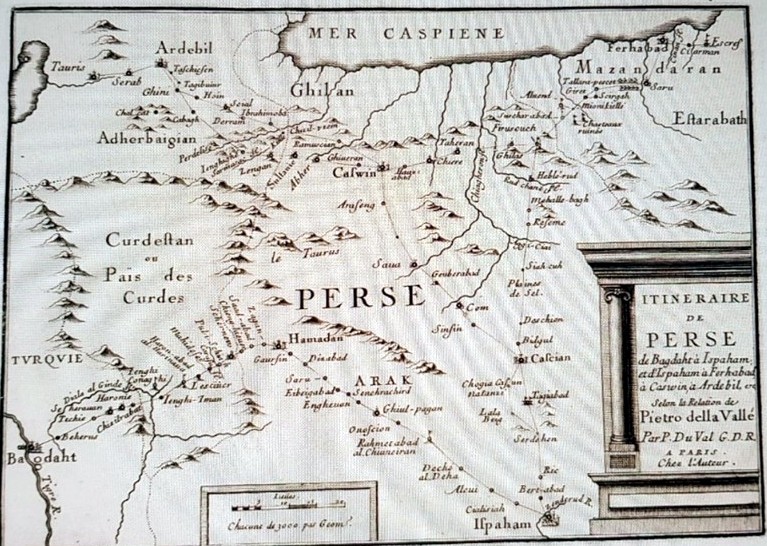 II.22.13 - Itinerario de Della Valle desde Isfahán hasta Ferhabad