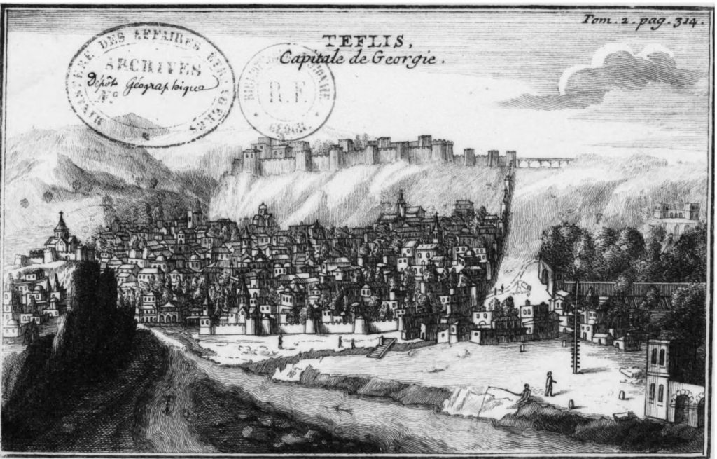 II.22.22 - Tiflis a comienzos del s. XVIII (BNF)