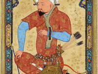 II.22.23 - Un prisionero uzbeko. Del manuscrito de Husain Khan Shamlu. ca 1600