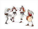 Danzantes populares del norte de Albania