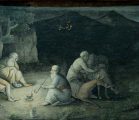 II.22.40 - "Un alto durante la noche" - Mohammad Zaman, c. 1660-1665
