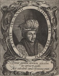 II.24.04 - Príncipe Shah Safi_del libro de Adam Olearius_1656