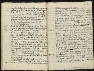Manuscrito original del Viaje y Embajada de Don García de Silva y Figueroa al Sah de Persia, Abbás I. Biblioteca Nacional de España.