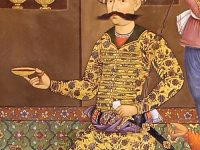 II.24.09 - Sha Abbás I en el Palacio de Chehel Sotoun. Isfahán. ca-1647